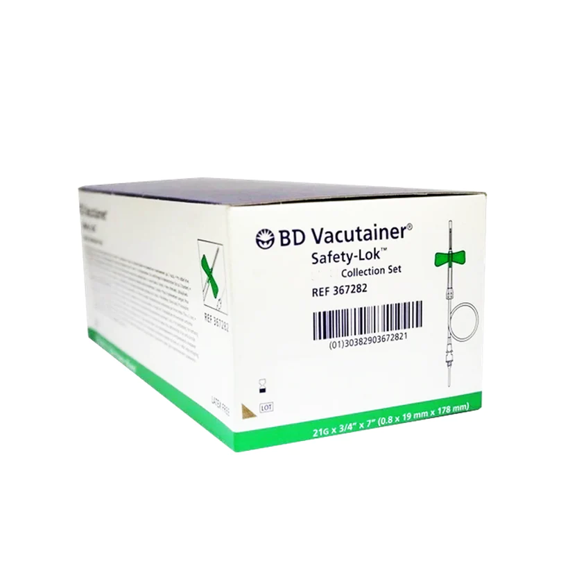 BD Vacutainer Safety-Lok Bd Collection Set 21G 7 inch | Pack Of 50 | Bd 367287