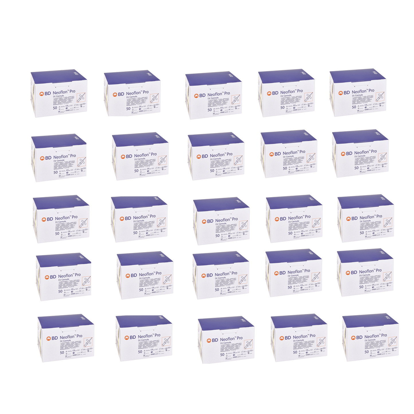 BD Neoflon Pro IV Cannula Pack Of 50 Bd 391379