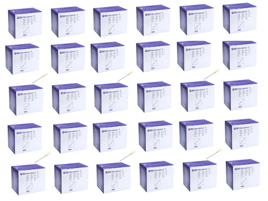 BD Microlance 3 Mesotherapy Needle - 30G 13mm 30 Pack 3000 Units