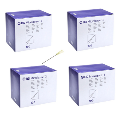 BD Microlance 3 Mesotherapy Needle - 30G 13mm 4 Pack 400 Units